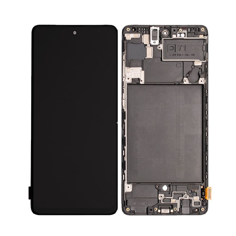 Premium OEM OLED LCD Touch Screen Assembly + Frame Replacement For Galaxy A71 2020 A715