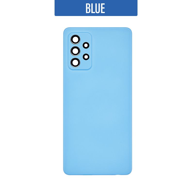 Back Battery Cover Glass with Camera Lens Replacement for Galaxy A72 2021 A725