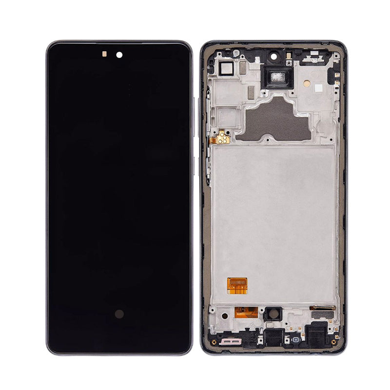 LCD Touch Screen Assembly With Frame For Galaxy A72 A725- Black