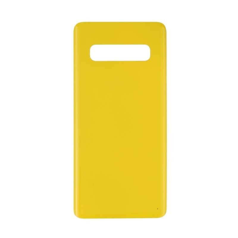 Back Battery Cover Glass Replacement for Galaxy S10 Plus G975 - Canary Yellow