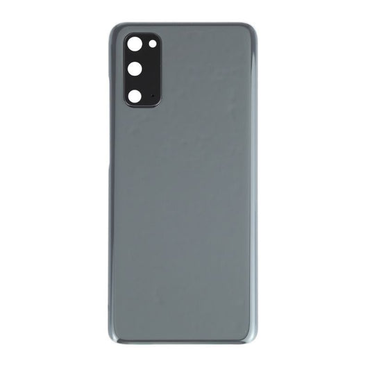 Back Battery Cover Glass Replacement With Camera Lens for Galaxy S20/ S20 5G G981 - Cosmic Gray