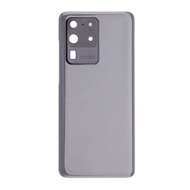Back Battery Cover Glass With Camera Lens for Galaxy S20 Ultra / S20 Ultra 5G - Cosmic Gray