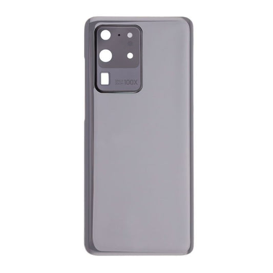 Back Battery Cover Glass With Camera Lens for Galaxy S20 Ultra / S20 Ultra 5G - Cosmic Gray