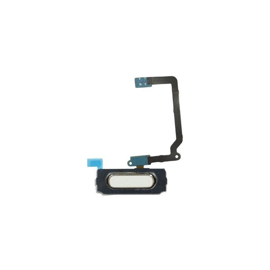 Home Button with Flex Cable For Galaxy S5 - White