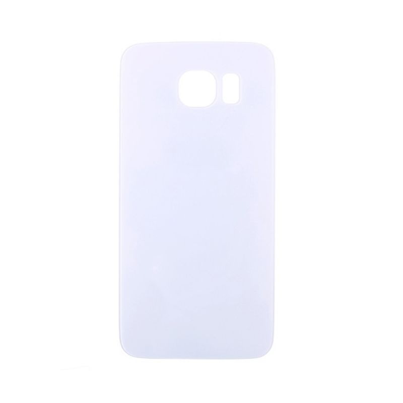 Back Glass Cover For Galaxy S6 - White Pearl
