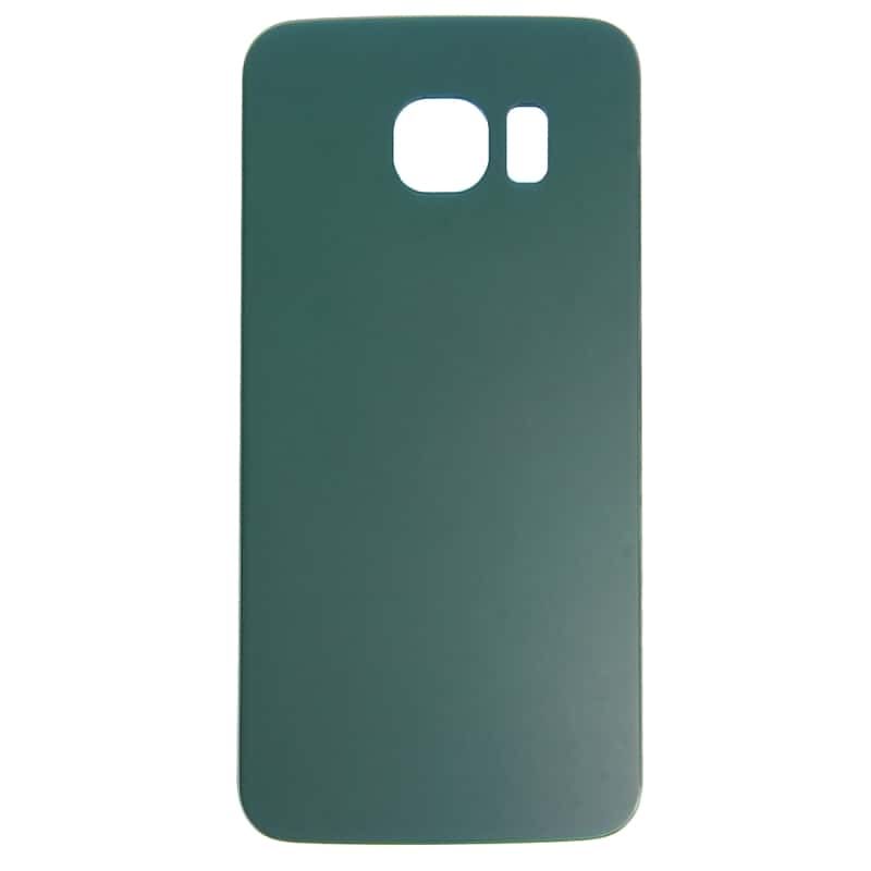 Back Glass Cover For Galaxy S6 Edge - Green