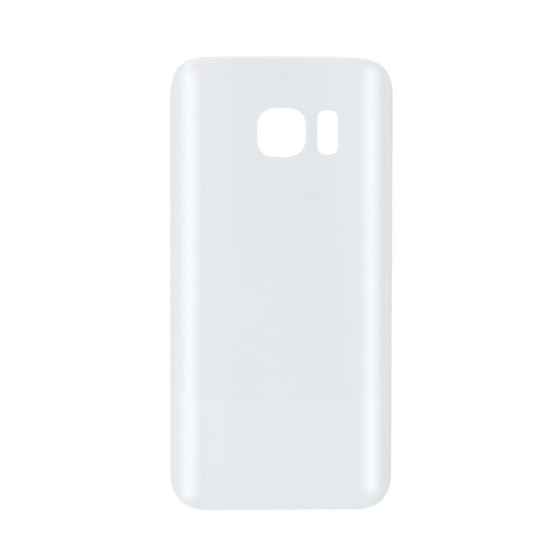 Back Glass Cover For Galaxy S7 - White