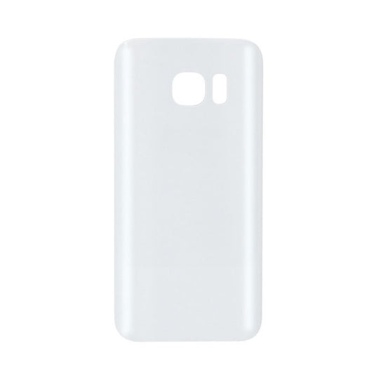 Back Glass Cover For Galaxy S7 - White