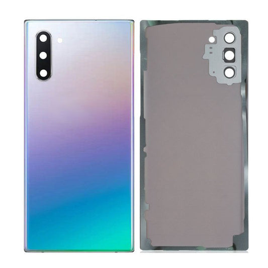 Back Glass Cover with Camera Lens For Galaxy Note 10 - Aura Glow