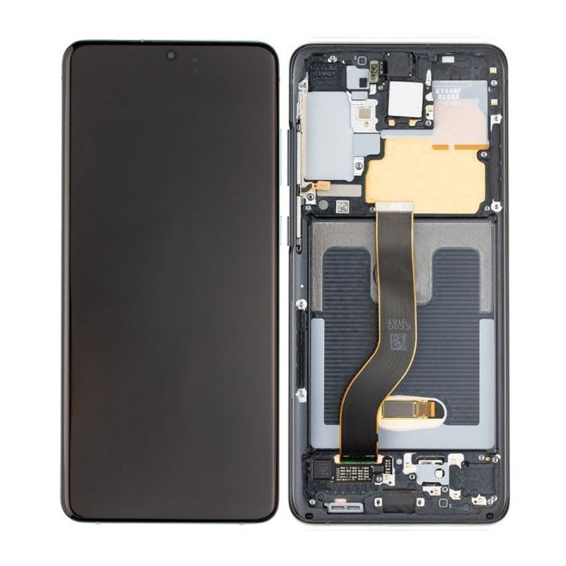LCD Digitizer Screen Assembly with Frame Service Pack for Galaxy S20 Plus/ S20 Plus 5G G986 - Cosmic Black