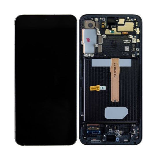 LCD Digitizer Screen Assembly with Frame Service Pack Replacement for Galaxy S22 Plus 5G S906 - Green