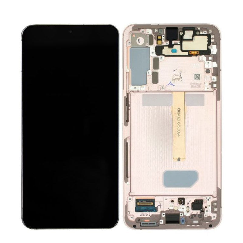 LCD Digitizer Screen Assembly with Frame Service Pack Replacement for Galaxy S22 Plus 5G S906 - Violet