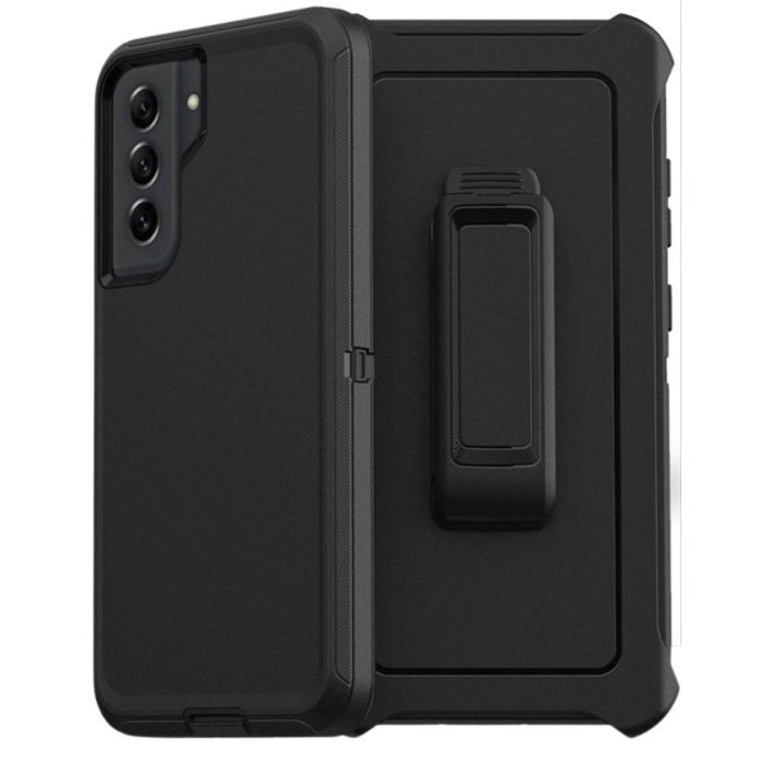 Defender Heavy Duty Case Cover For Samsung Galaxy S21 Ultra-Black