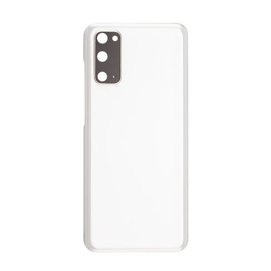 Back Battery Cover Glass Replacement With Camera Lens for Galaxy S20/ S20 5G G981 - Cloud White