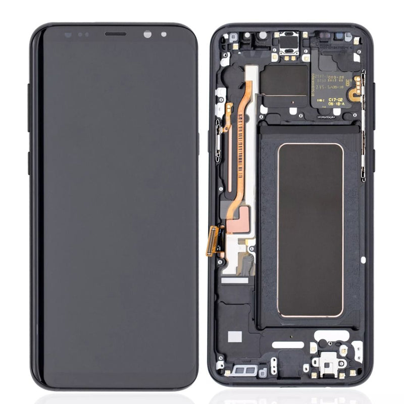 LCD Digitizer Screen Assembly With Frame Service Pack for Galaxy S8 Plus G955 - Midnight Black