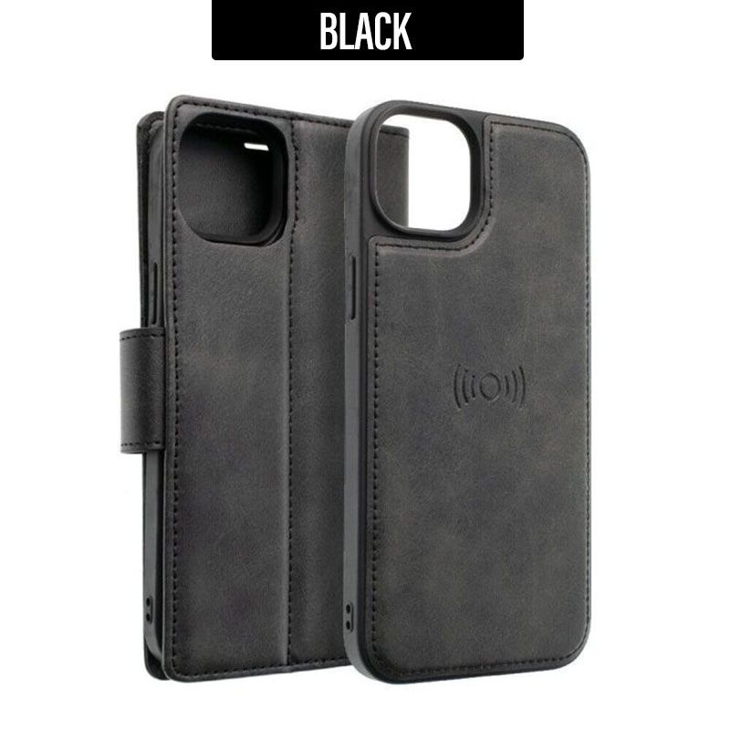 Hanman 2 in 1 Detachable Magnetic Flip Cover Case for iPhone 17 Pro Max