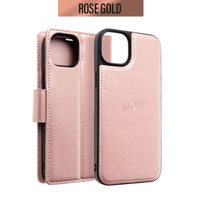 Hanman 2 in 1 Detachable Magnetic Flip Cover Case for iPhone 17 Pro Max