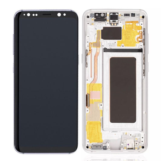 LCD Digitizer Screen Assembly With Frame Service Pack for Galaxy S8 G950 - Arctic Silver