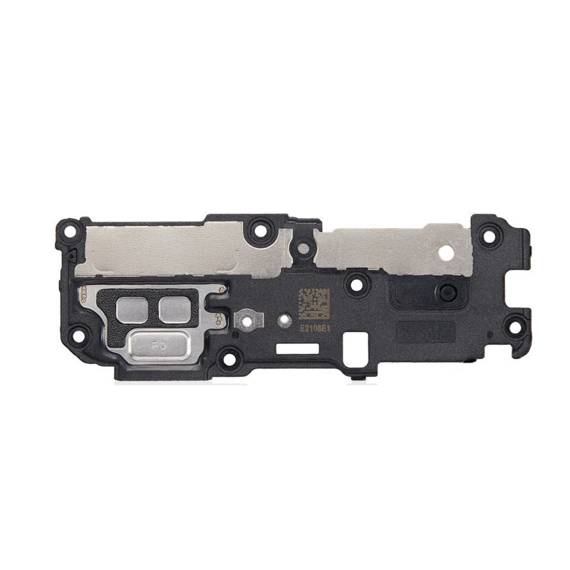 A black ringer loudspeaker replacement part for Galaxy S22.