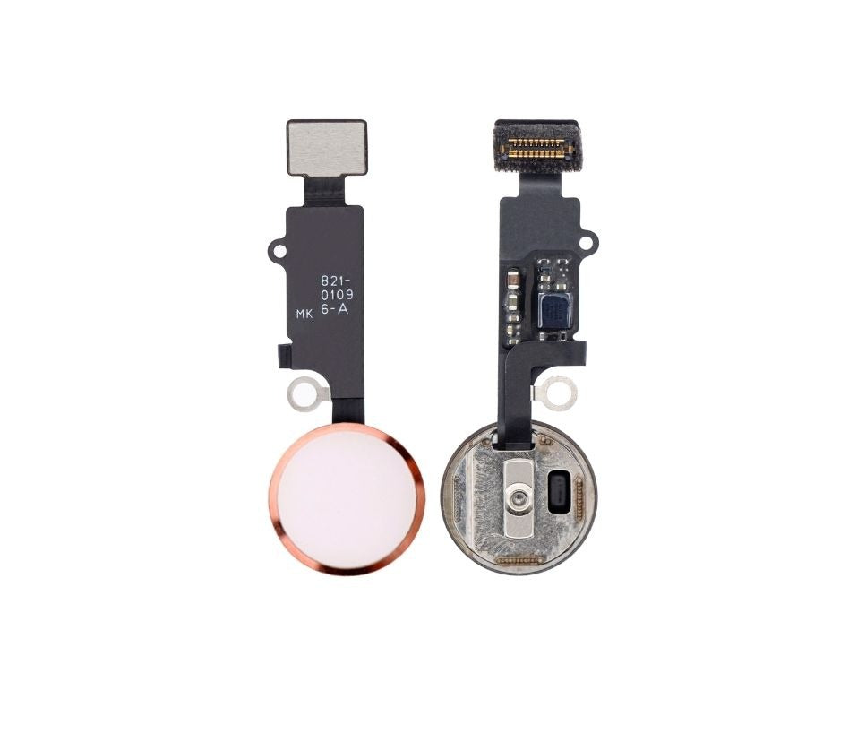 Aftermarket Home Button and Flex Cable 6th gen For iPhone 8 / 8 Plus / 7 / 7 Plus/ SE 2020 - Rose Gold
