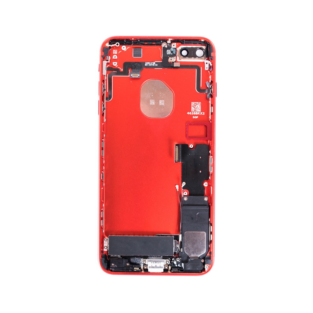 Back Housing with Parts For iPhone 7 Plus - Red