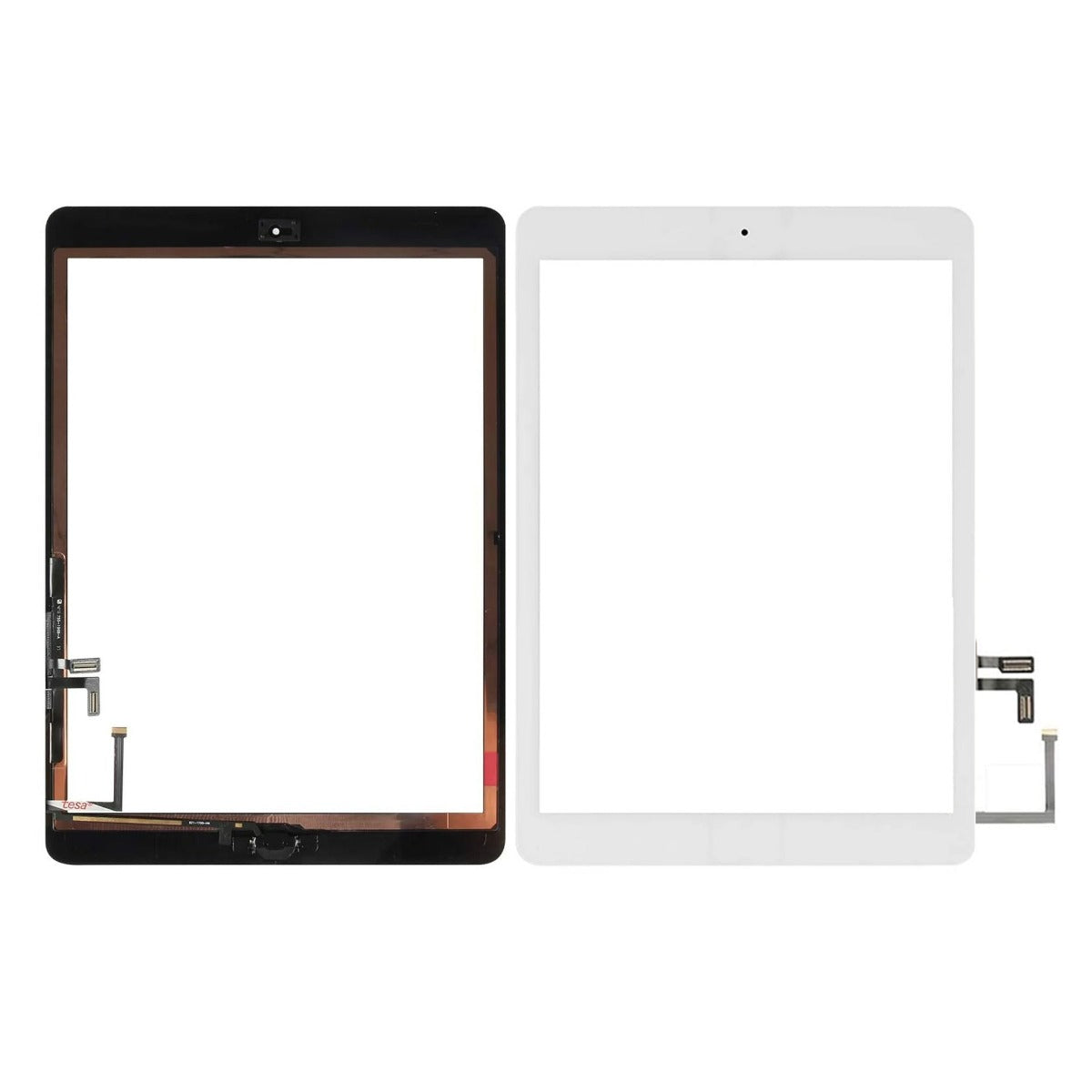 Touch Screen Digitizer Home Button Assembly With Adhesive For iPad 5th Gen - White