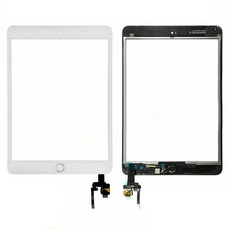 Touch Screen Digitizer Home Button Assembly with IC For iPad Mini 3 - White