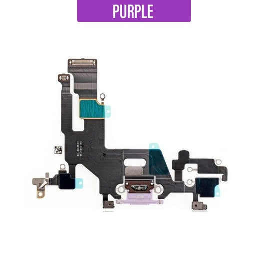iPhone 11 Charging Port Flex - Purple