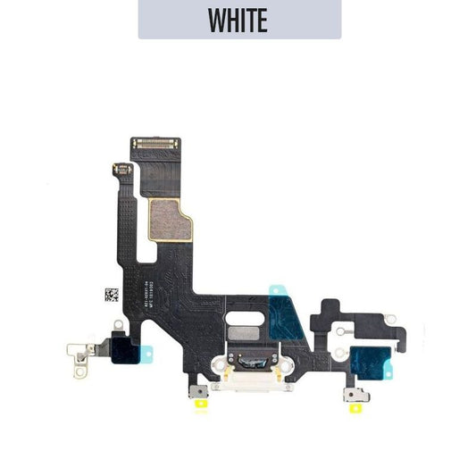 iPhone 11 Charging Port Flex - White