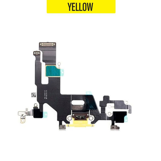 iPhone 11 Charging Port Flex - Yellow