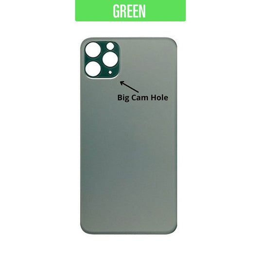 iPhone 11 Pro Back Glass Cover (Big Camera Hole) - Midnight Green
