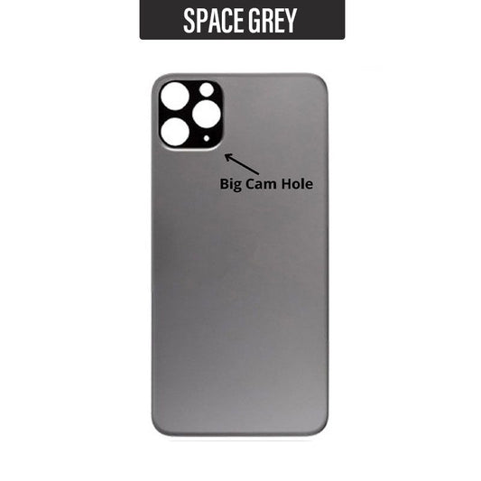 iPhone 11 Pro Back Glass Cover (Big Camera Hole) - Space Grey
