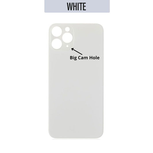 iPhone 11 Pro Back Glass Cover (Big Camera Hole) - Silver