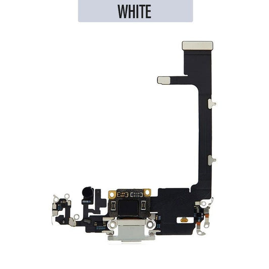 iPhone 11 Pro Charging Port Flex With Small IC - White