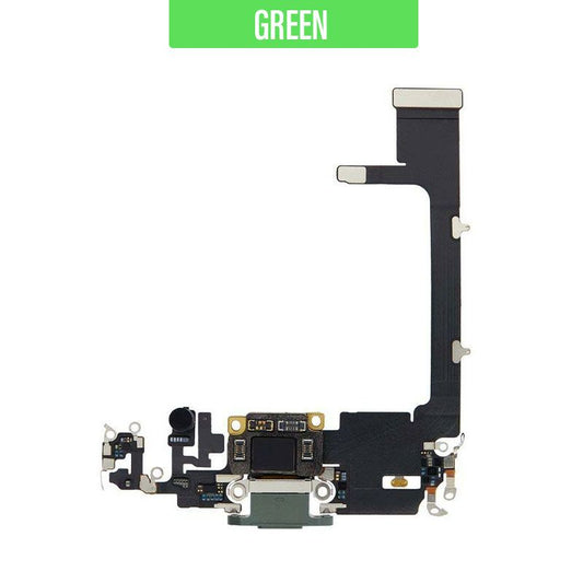 iPhone 11 Pro Charging Port Flex With Small IC - Midnight Green