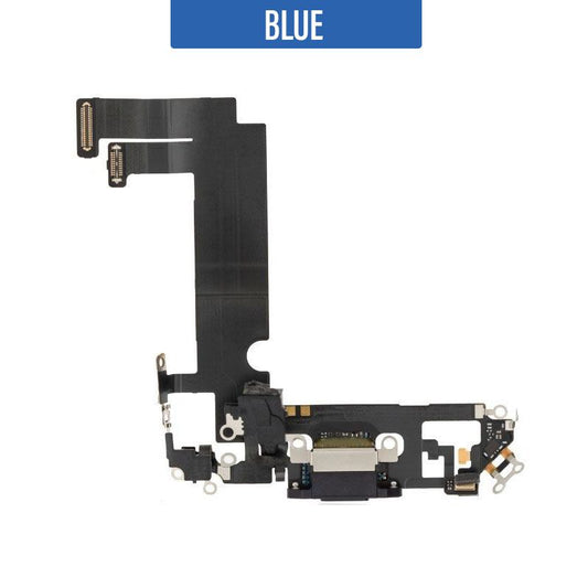 iPhone 12 Mini Charging Port Flex With IC - Blue
