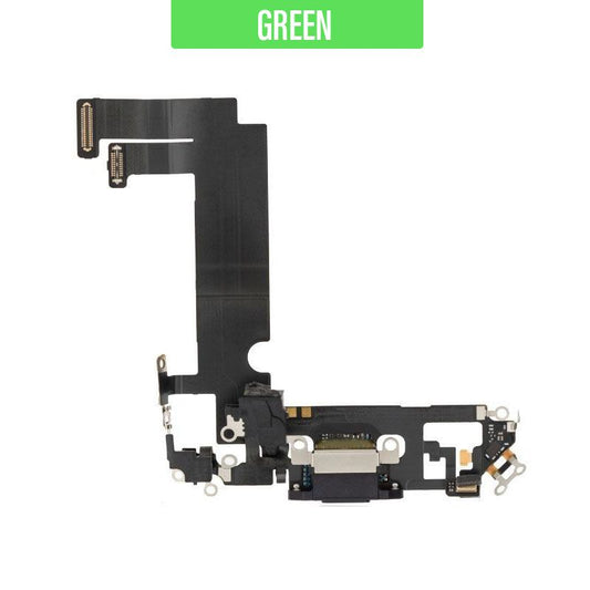 iPhone 12 Mini Charging Port Flex With IC - Green