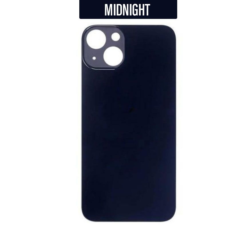 iPhone 13 Back Glass Cover (Big Camera Hole) - Midnight