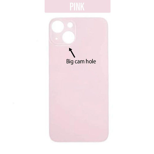 iPhone 13 Back Glass Cover (Big Camera Hole) - Pink