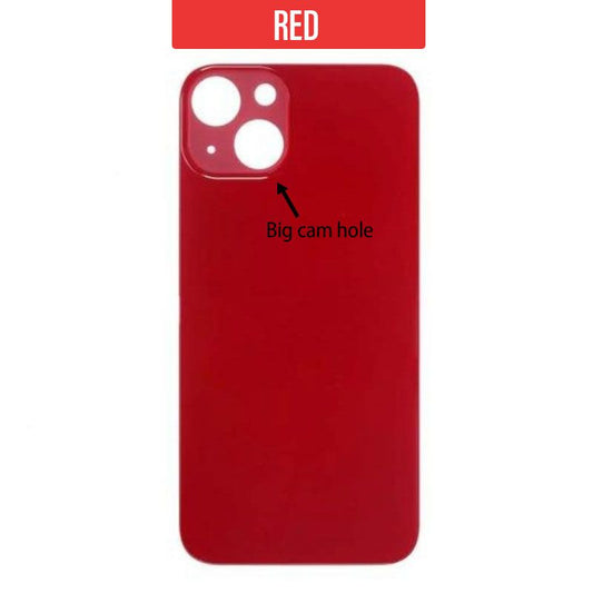 iPhone 13 Mini Back Glass Cover (Big Camera Hole) - Red