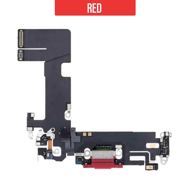 iPhone 13 Mini Charging Port Flex With IC - Red