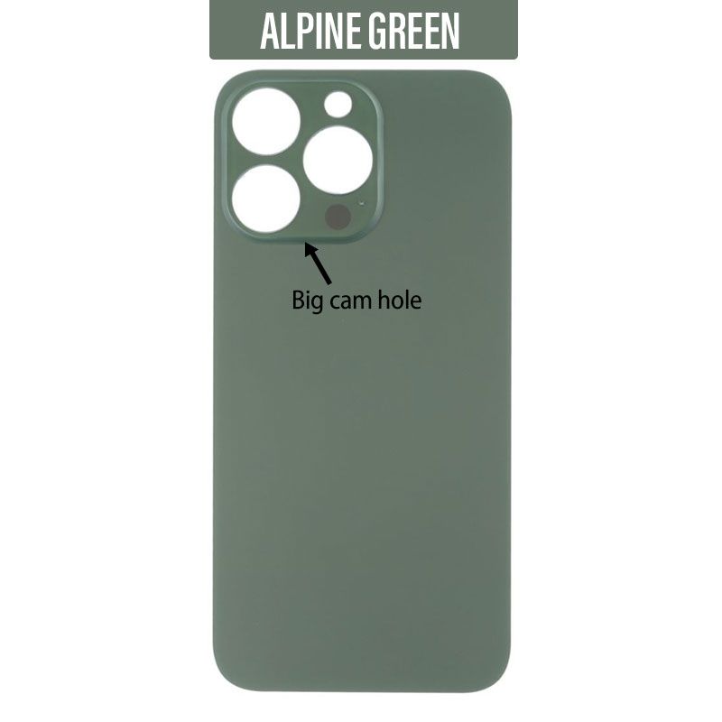 iPhone 13 Pro Back Glass Cover (Big Camera Hole) - Alpine Green