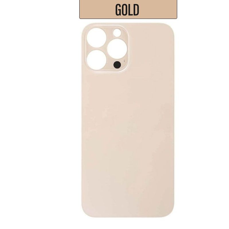 iPhone 13 Pro Back Glass Cover (Big Camera Hole) - Gold