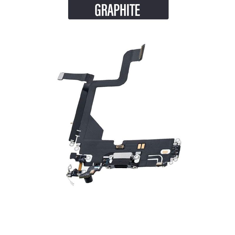 iPhone 13 Pro Charging Port Flex With IC - Graphite