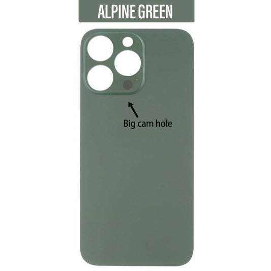 iPhone 13 Pro Max Back Glass Cover (Big Camera Hole) - Alpine Green