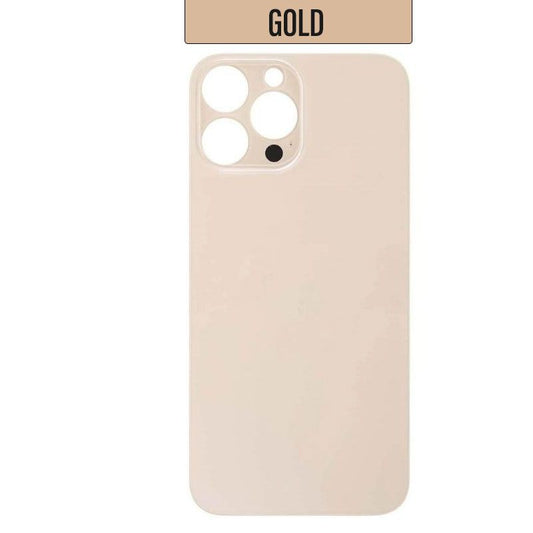 iPhone 13 Pro Max Back Glass Cover (Big Camera Hole) - Gold