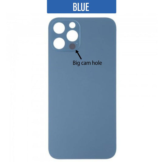 iPhone 13 Pro Max Back Glass Cover (Big Camera Hole) - Sierra Blue