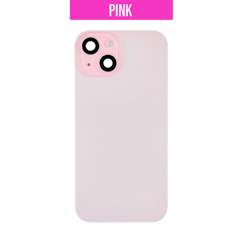 iPhone 15 Back Glass Cover (With Camera Frame and Magsafe Magnet)