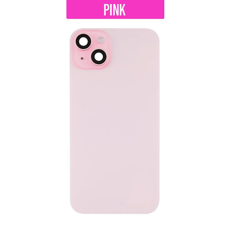 iPhone 15 Plus Back Glass Cover (With Camera Frame and Magsafe Magnet)
