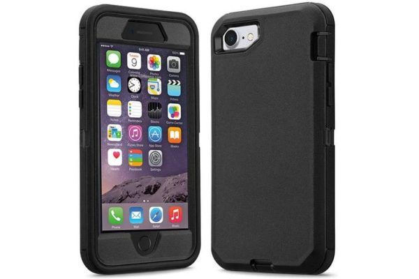 Robot Heavy Duty Case Cover for iPhone 6/ 7/ 8/ SE 2020/ SE 2022- Black